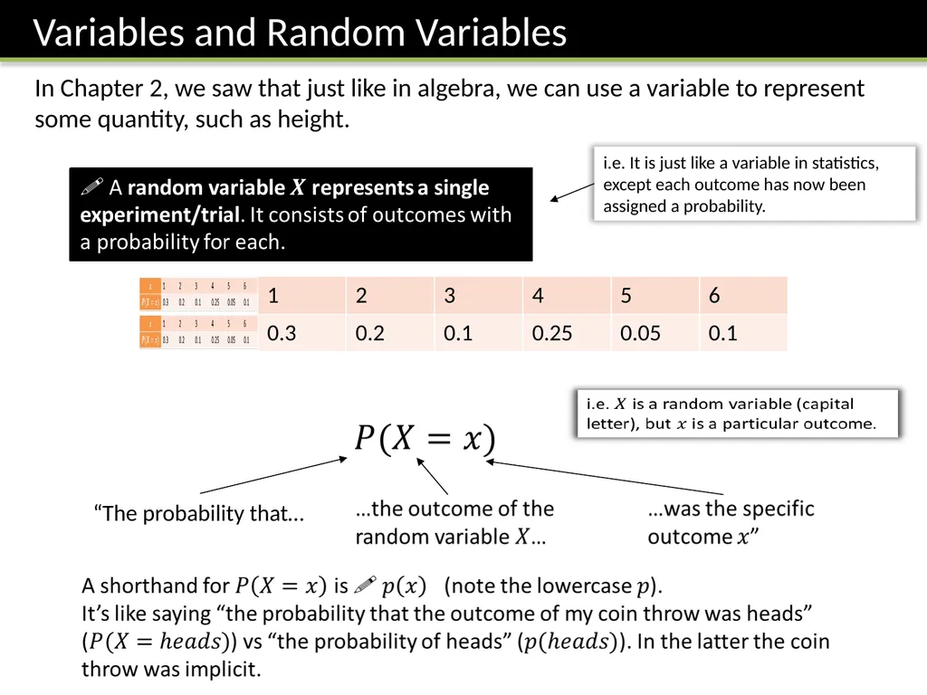 S1: Chapter 8 Discrete Random Variables - slide 2 of 25