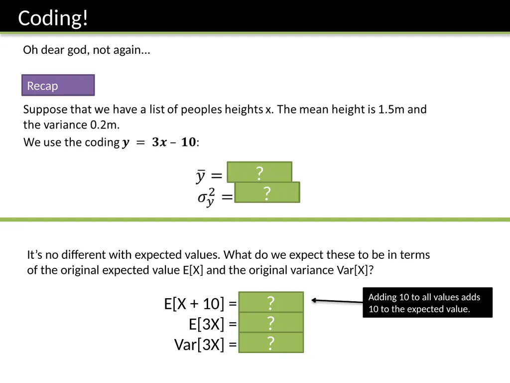 S1: Chapter 8 Discrete Random Variables - slide 21 of 25