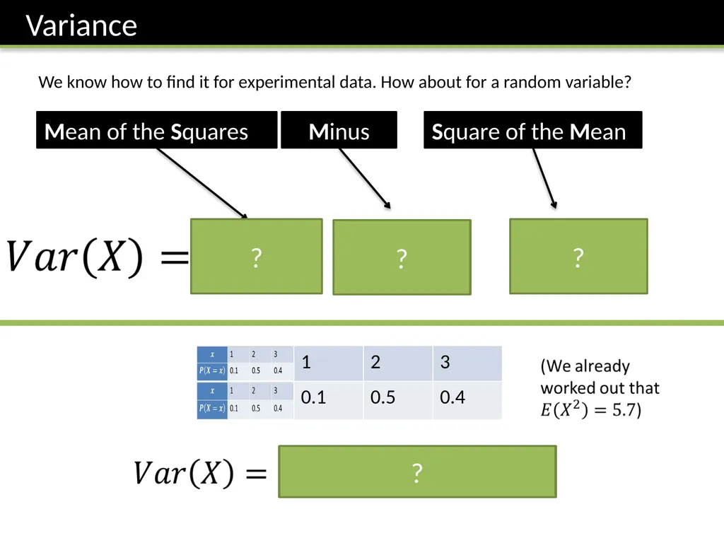S1: Chapter 8 Discrete Random Variables - slide 18 of 25