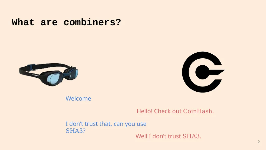 Random Oracle Combiners Joint work with Yevgeniy - slide 2 of 37
