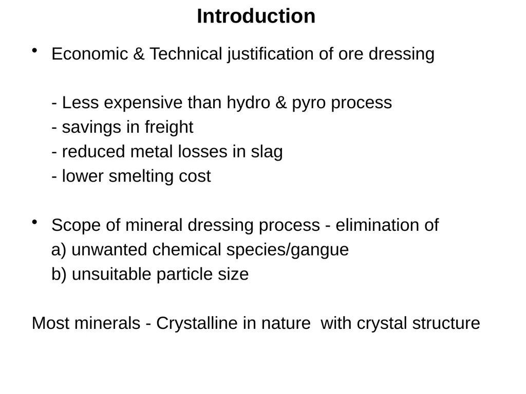 “Principle of Mineral Processing” Subject Code : - slide 8 of 20
