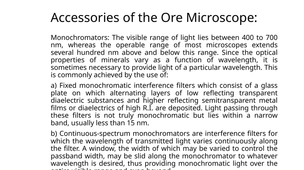 Components of Ore Microscope Akhil Kumar Dwivedi - slide 6 of 8