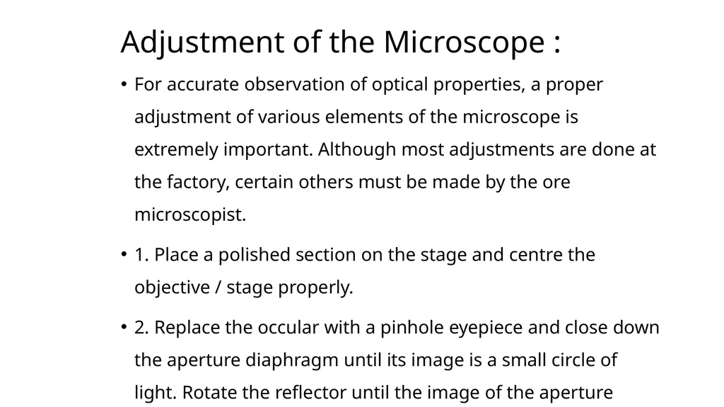 Components of Ore Microscope Akhil Kumar Dwivedi - slide 7 of 8