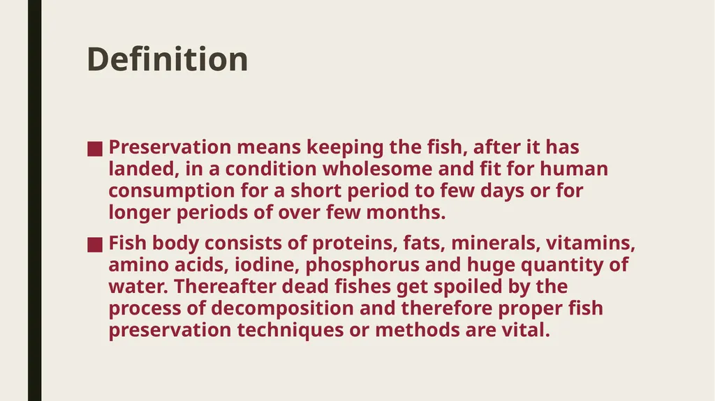 Methods Fish preservation By Dr. K. Usha Rani DNR. - slide 2 of 11