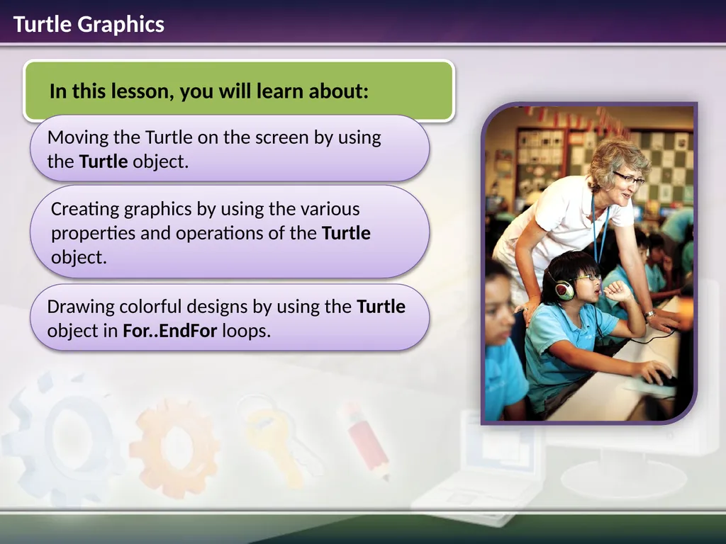 Turtle Graphics Estimated time to complete this - slide 2 of 10