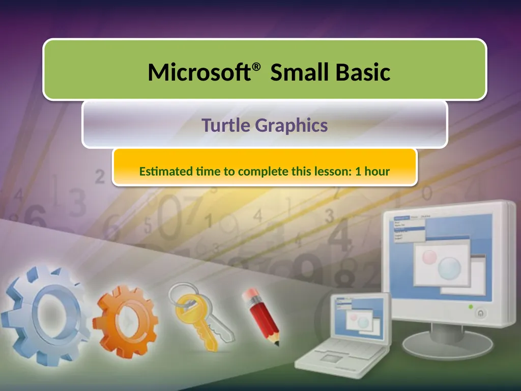 Turtle Graphics Estimated time to complete this - slide 1 of 10