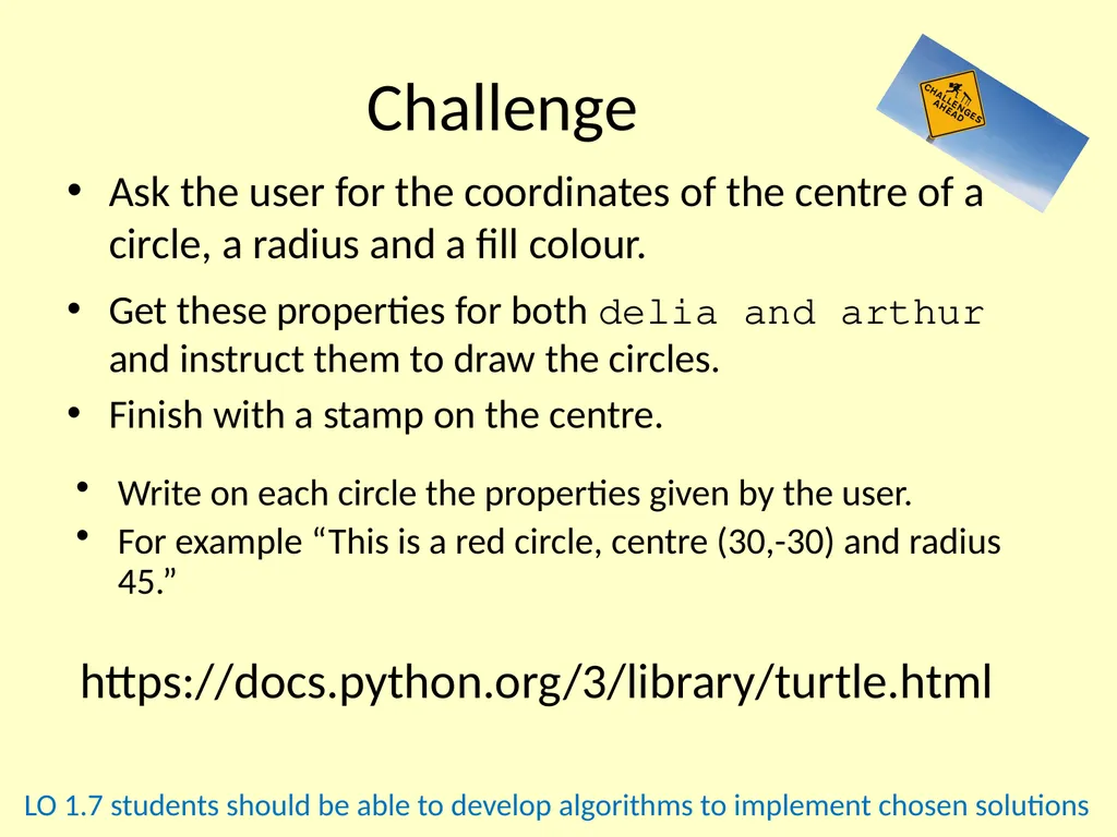 Learning to Program in Python Concept 2 Basic IO - - slide 9 of 10