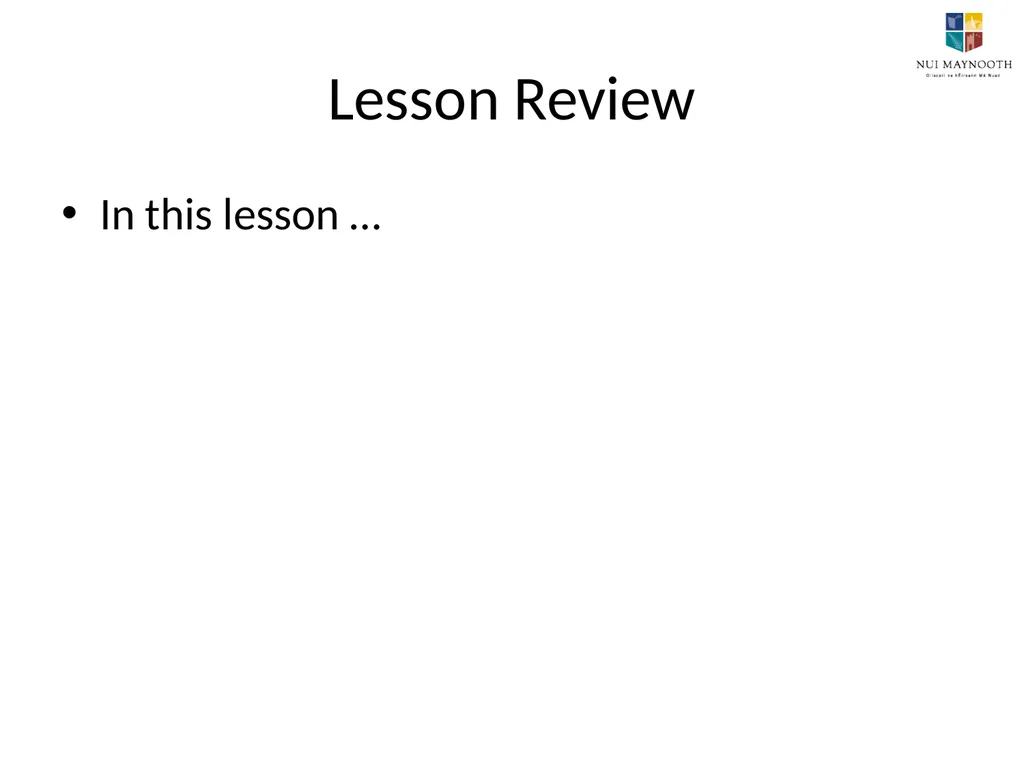 Introduction to Python Lesson 4 Modules, Objects - slide 10 of 10