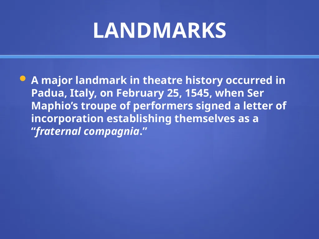 COMMEDIA DELL’ARTE THE BEGINNING OF IMPROVISATION - slide 10 of 18