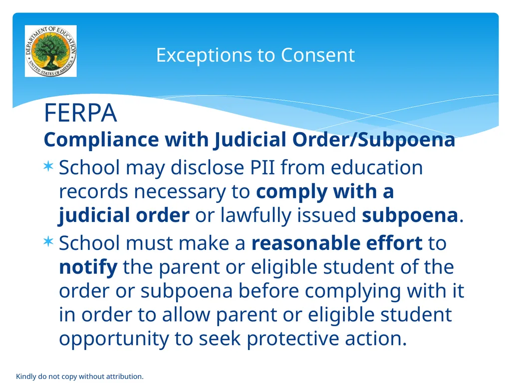 IDEA & FERPA -- Early Childhood Data Sharing - slide 39 of 64