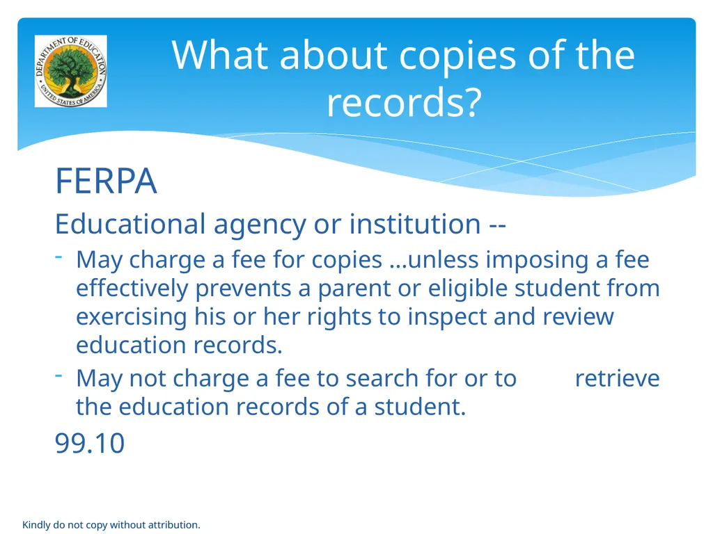 IDEA & FERPA -- Early Childhood Data Sharing - slide 47 of 64