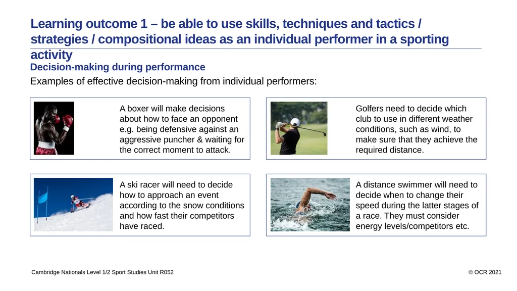 Contents Aims Learning outcome 1 – be able to use - slide 5 of 26