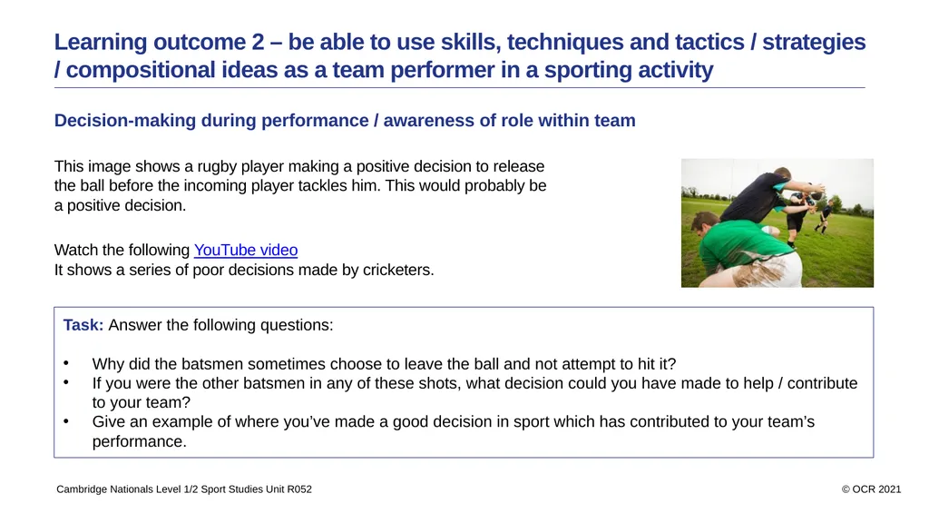 Contents Aims Learning outcome 1 – be able to use - slide 11 of 26