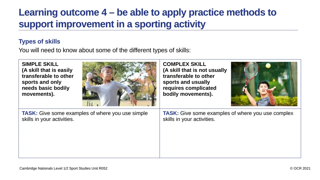 Contents Aims Learning outcome 1 – be able to use - slide 21 of 26
