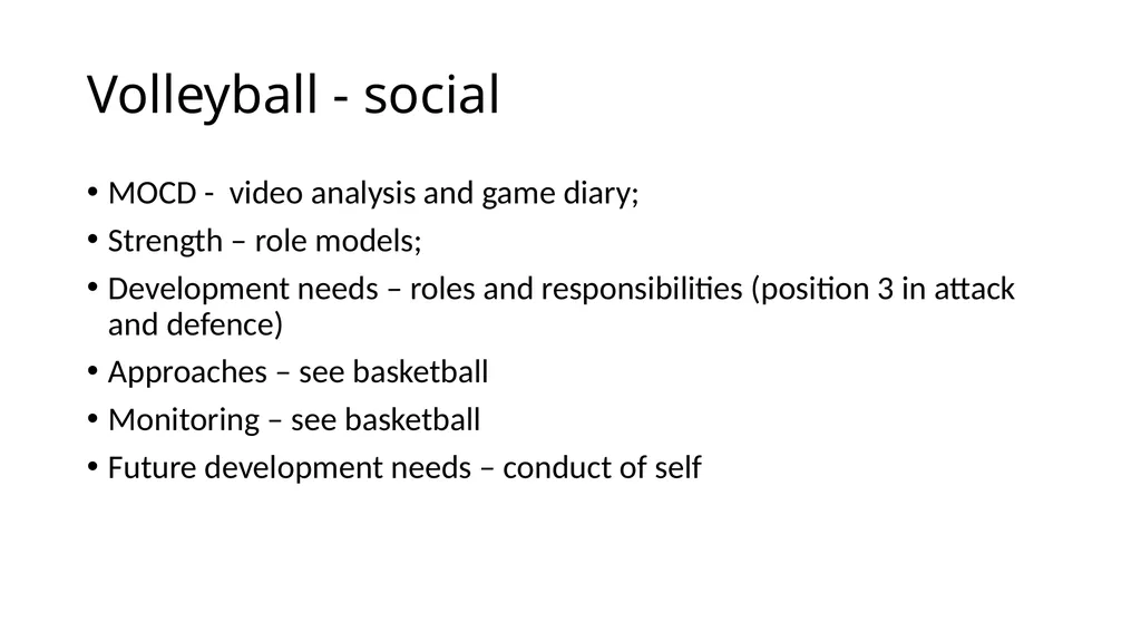 Higher PE Course overview - revision Swimming - slide 6 of 11