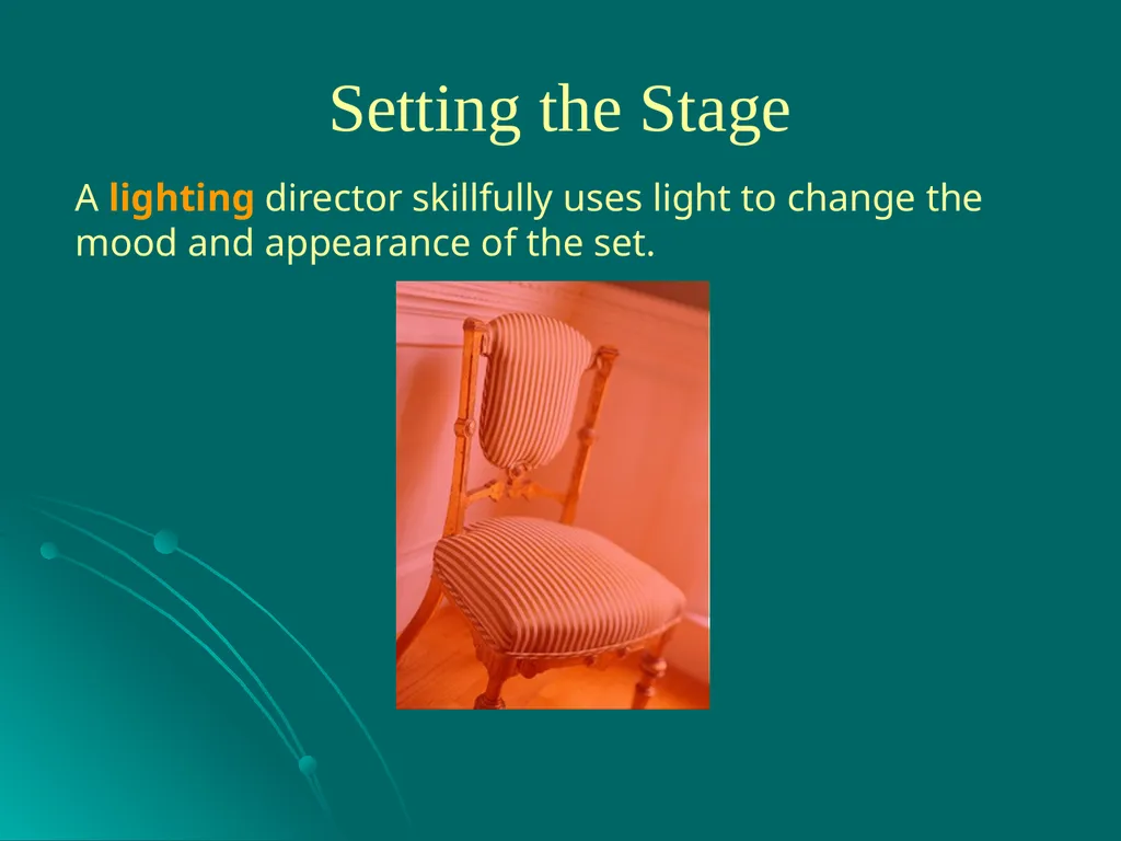 Drama A drama is a story enacted onstage for a - slide 22 of 28