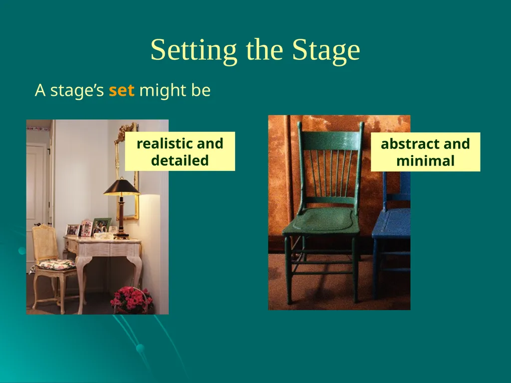 Drama A drama is a story enacted onstage for a - slide 21 of 28