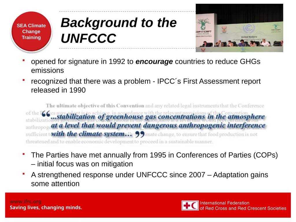 Institutional Mechanisms and Climate Change - slide 5 of 15