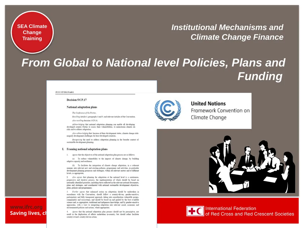 Institutional Mechanisms and Climate Change - slide 1 of 15