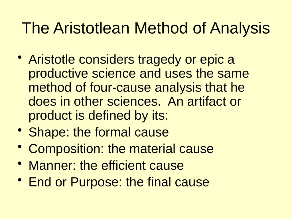 Aristotle: Tragedy & Comedy Aristotle (384 – 322 - slide 5 of 32