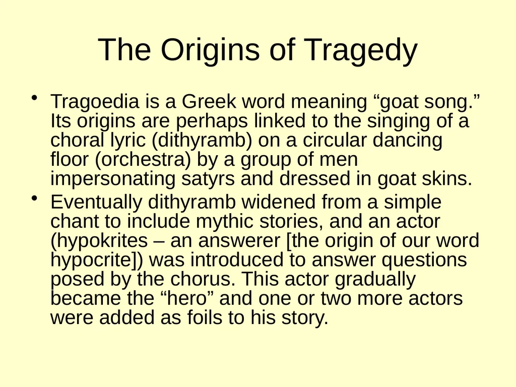 Aristotle: Tragedy & Comedy Aristotle (384 – 322 - slide 19 of 32
