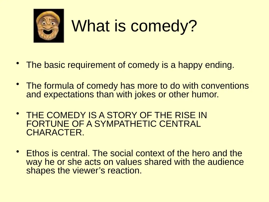 Aristotle: Tragedy & Comedy Aristotle (384 – 322 - slide 15 of 32