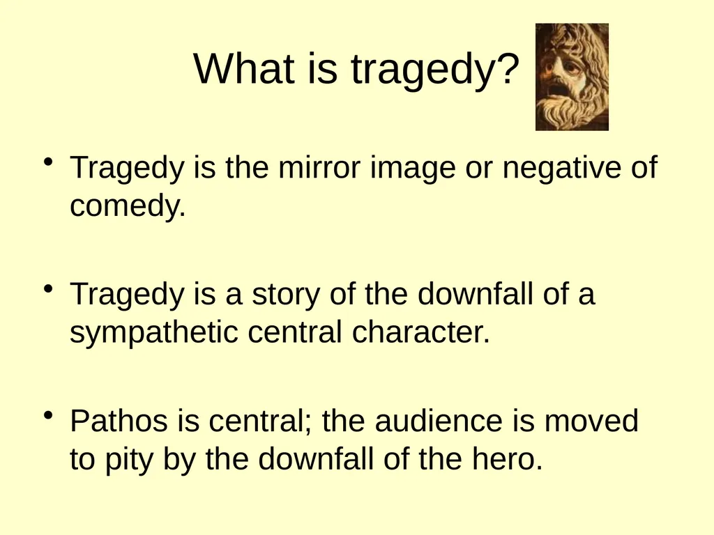 Aristotle: Tragedy & Comedy Aristotle (384 – 322 - slide 18 of 32
