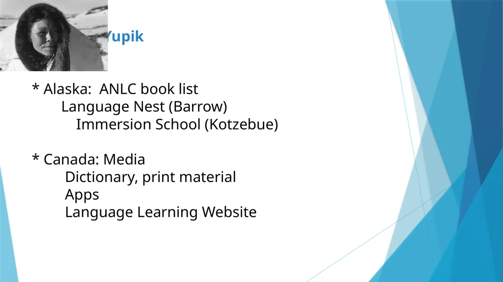 Arctic Languages Perspectives May 27, 2015 - slide 8 of 12