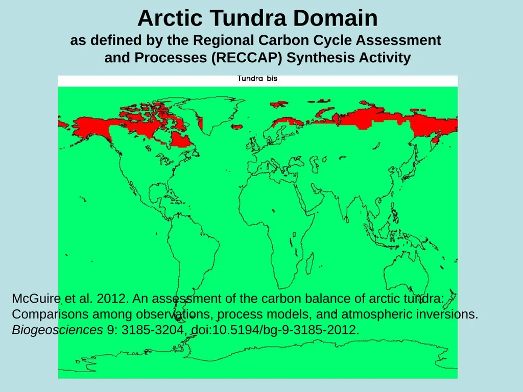 An Assessment of the Carbon Balance of Arctic - slide 4 of 17