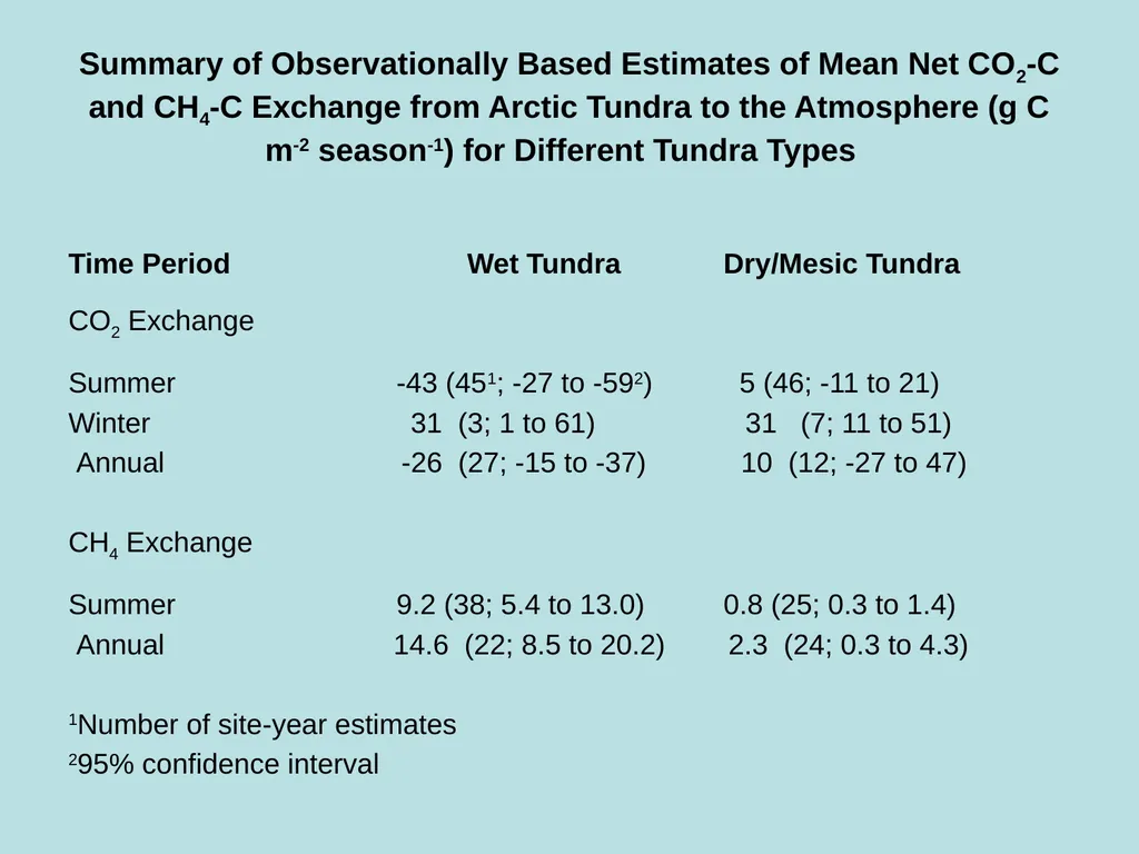 An Assessment of the Carbon Balance of Arctic - slide 8 of 17