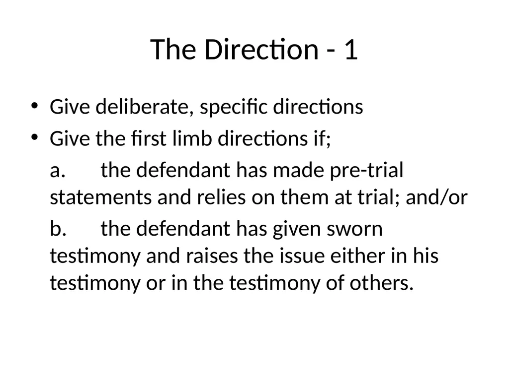 Good Character Directions When should they be - slide 18 of 33