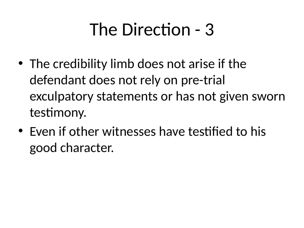 Good Character Directions When should they be - slide 20 of 33