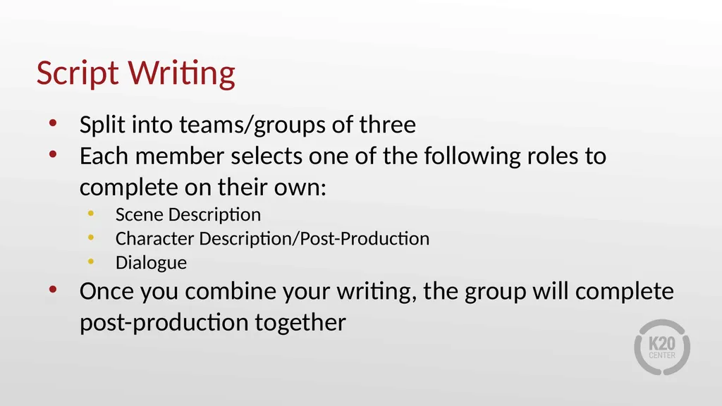 Stick to the Script Essential Questions How can a - slide 19 of 21