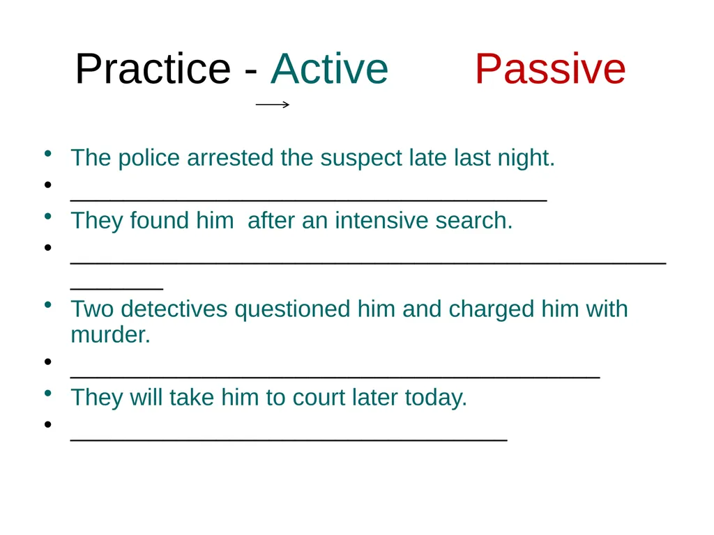 Active and passive voice Form and use  Page 2 - slide 14 of 17