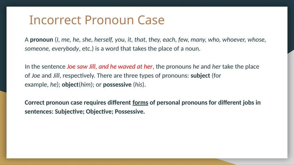 The Writing and Reading Center Grammar, Editing, - slide 19 of 23