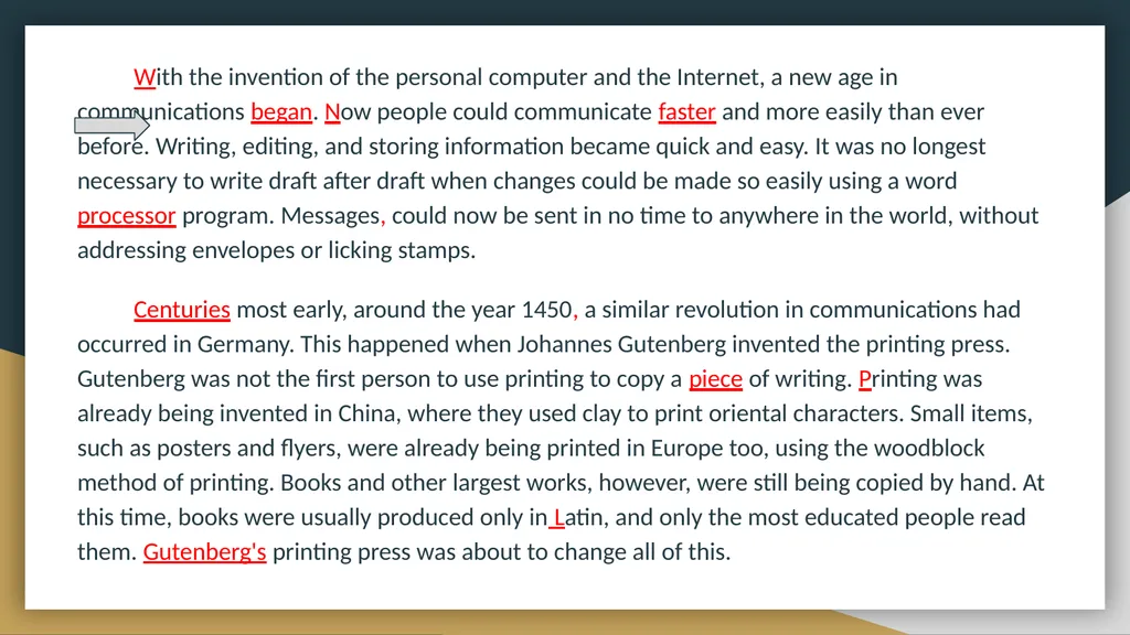 The Writing and Reading Center Grammar, Editing, - slide 23 of 23