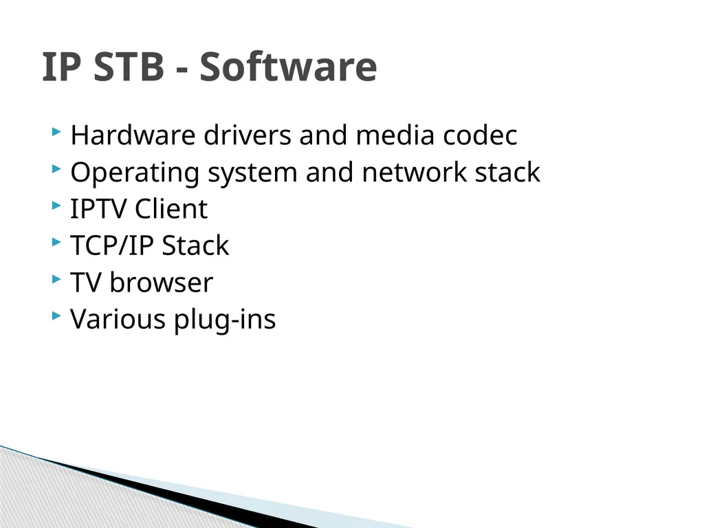 IPTV Technology What is IPTV IPTV Services IPTV - slide 21 of 27