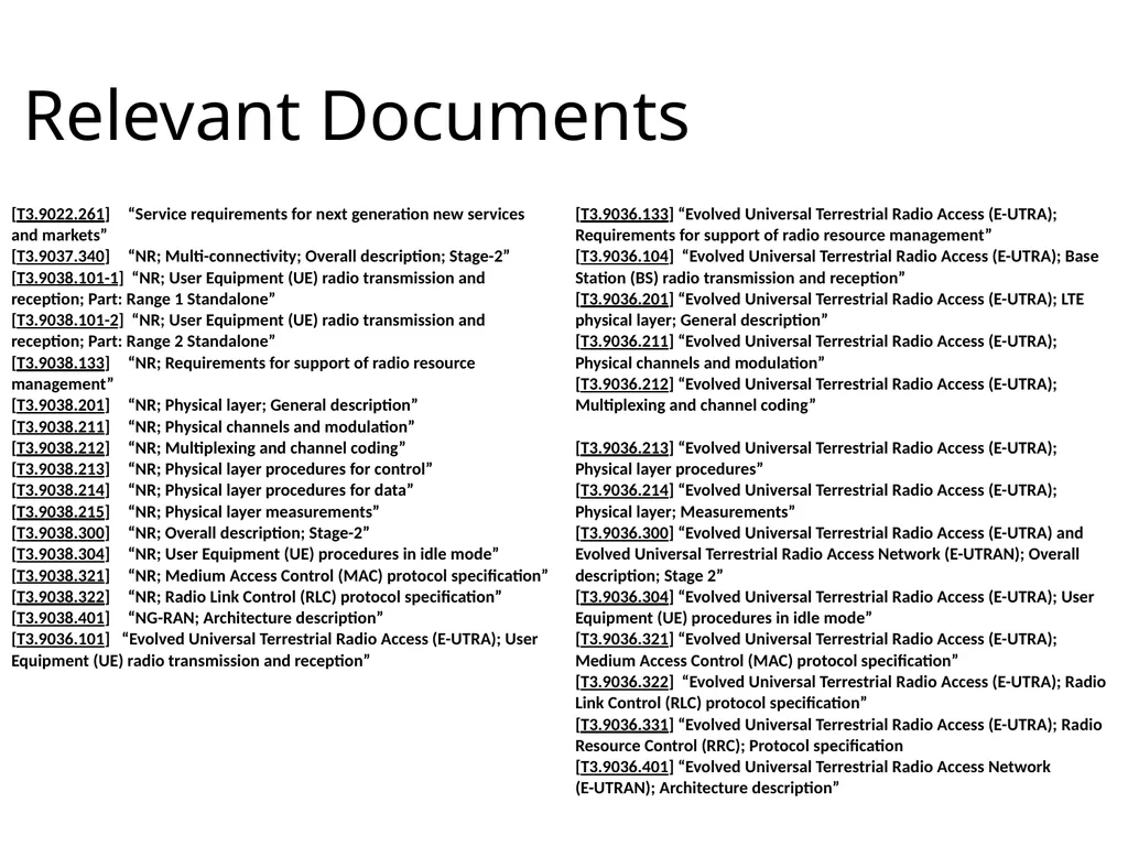 TSDSI Radio Interface Technology (RIT) Highlights - slide 8 of 8