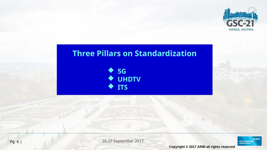 HOSTED BY 26-27 September 2017 ARIB Activity and - slide 6 of 16