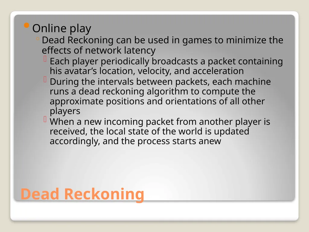 Sports Games: Artificial Intelligence and Physics - slide 22 of 58