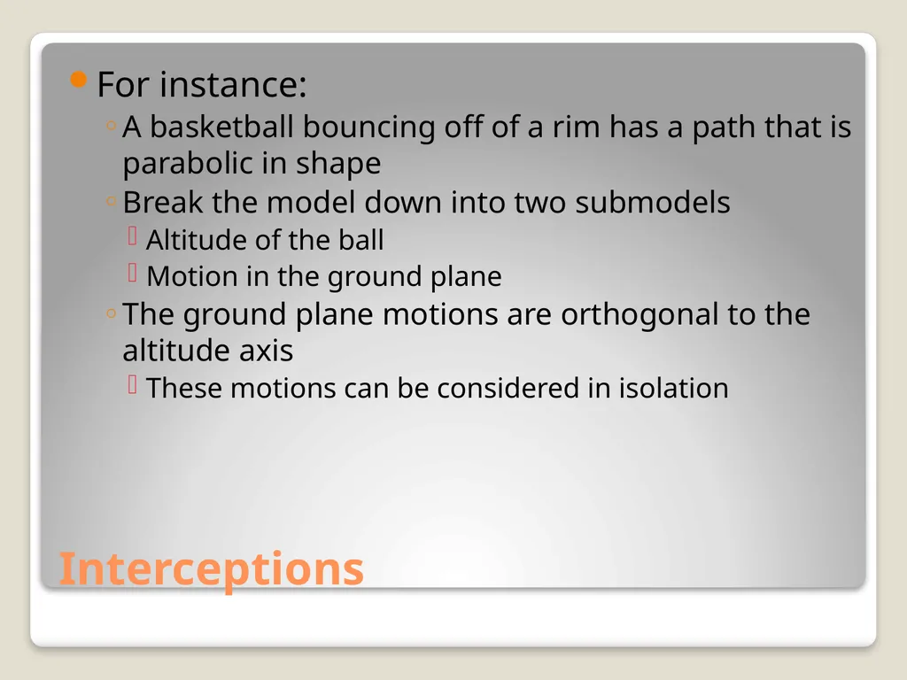 Sports Games: Artificial Intelligence and Physics - slide 28 of 58