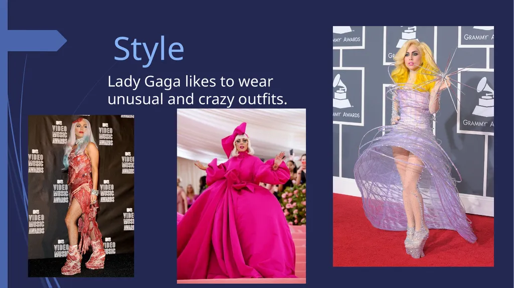 My favorite singer Lady Gaga Biography Lady Gaga - slide 4 of 7