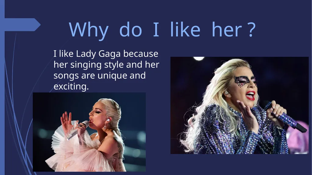 My favorite singer Lady Gaga Biography Lady Gaga - slide 5 of 7