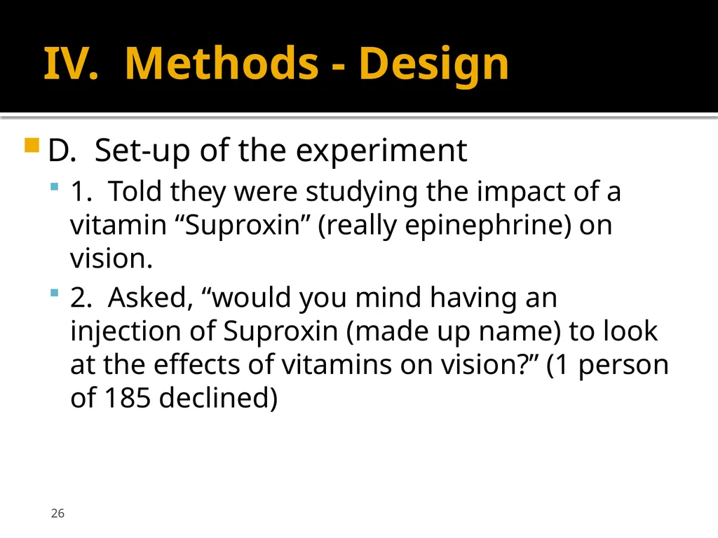 Schachter & Singer (1962) Cognitive, social and - slide 26 of 65