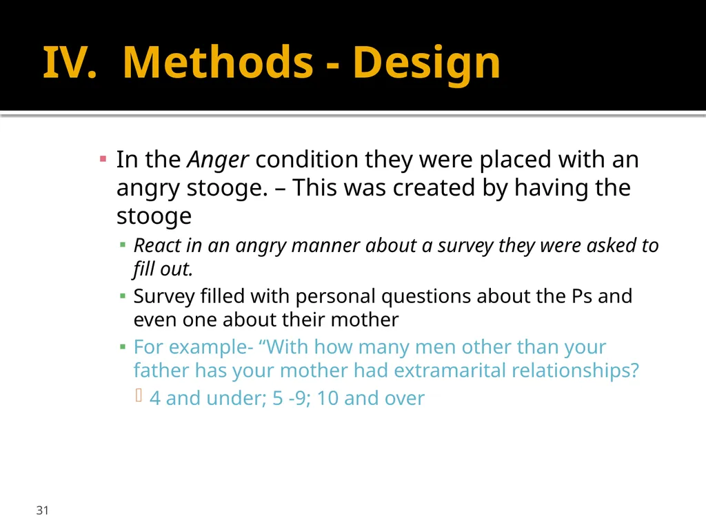 Schachter & Singer (1962) Cognitive, social and - slide 31 of 65