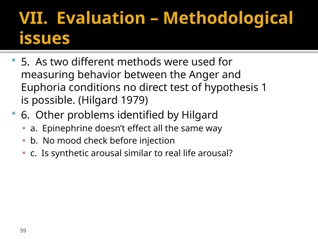 Schachter & Singer (1962) Cognitive, social and - slide 59 of 65