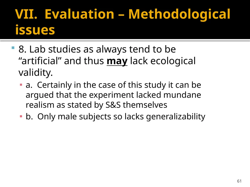 Schachter & Singer (1962) Cognitive, social and - slide 61 of 65