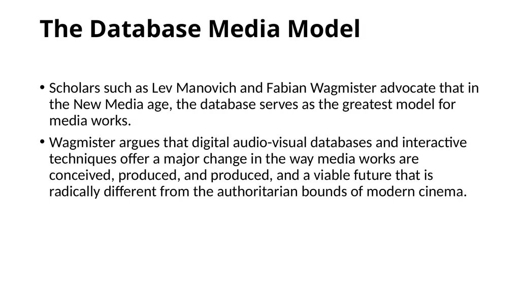 New Media Documentary Digital Technologies and New - slide 11 of 17