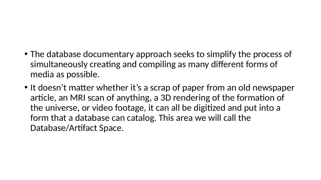 New Media Documentary Digital Technologies and New - slide 14 of 17