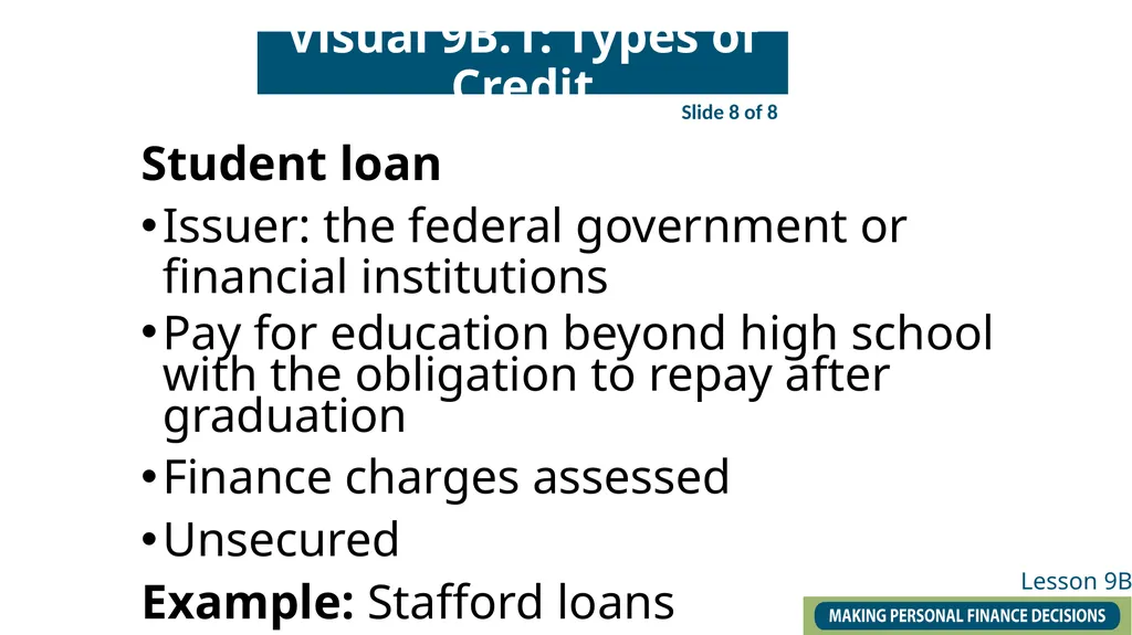 Lesson 9B: Evaluating the Benefits and Costs Unit - slide 10 of 10